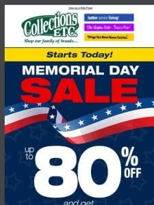 Huge Savings Await: Memorial Day Sale Starts Today!