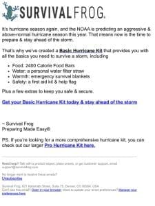 Hurricane Season is Here…