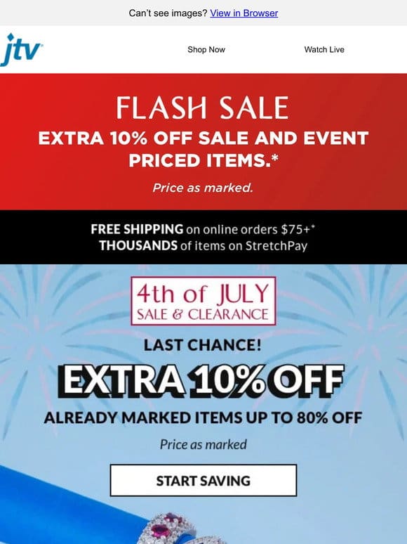 Hurry! Extra 20% off is ending soon!