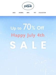 Hurry! July 4th Sale is Still Going On!!⚡