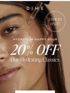 Hydration Happy Hour ? 3 Hours Only!