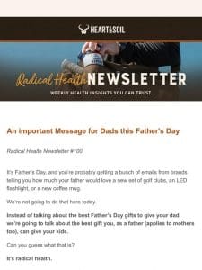 Important Message for Dads ??