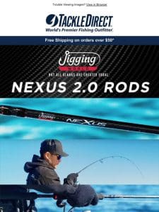 In-Stock: New Jigging World Nexus 2.0 Rods