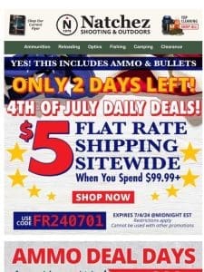 Independence Day Ammo Deals!