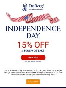 Independence Day Deals Start Now!