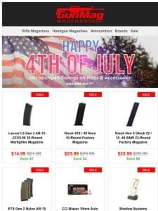 Independence Day Specials! | Lancer L5 Gen 2 Black AR-15 30rd Mag for $15