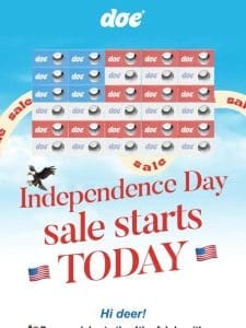Independence Day sale starts TODAY