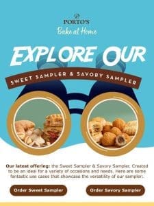 Indulge in Delicious Variety: Try Our Sweet and Savory Sampler!