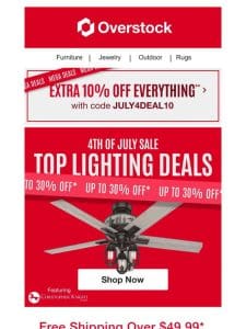 Insanely Good Lighting Deals + Extra Savings on EVERY Purchase!