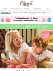 Inspire awe with deals on Easter delights and spring surprises.