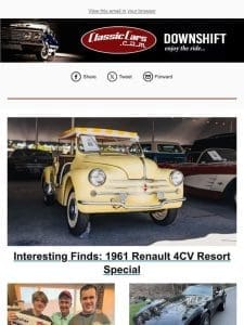 Interesting Finds: 1961 Renault 4CV Resort Special