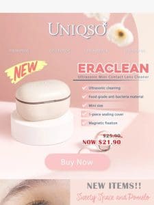 ?Introducing Eraclean – Ultrasonic Mini Contact Lens Cleaner?