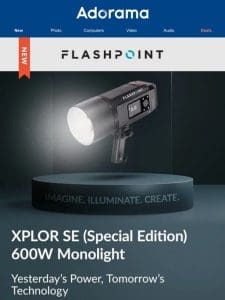 Introducing Flashpoint XPLOR SE (Special Edition) 600W Monolight!