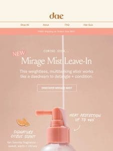 Introducing Mirage Mist Leave-In ?