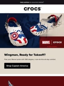 Introducing the Captain America Echo Clog ?