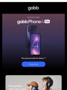 Introducing the Gabb Phone 4 Pro