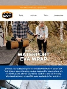 Introducing the WaterPORT EVA Wrap