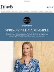 Investments: Spring Style Made Simple