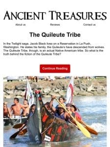 Is it true that the Quileute Tribe have descended from wolves?