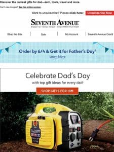 It’s All About Dad: Fab Gifts He’ll LOVE!