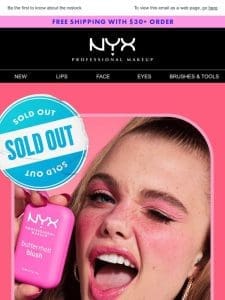 It’s all SOLD OUT ??