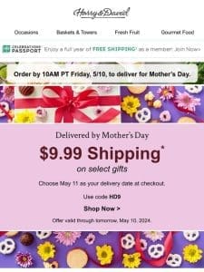 It’s go time: You can still have Mom’s gifts delivered.