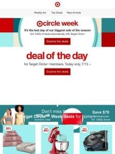 It’s here! The Target Circle Week Deal of the Day