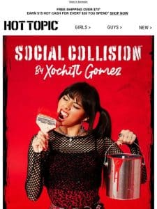 ? It’s time! Xochitl Gomez’s debut Social Collision collection ?