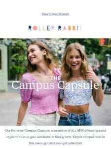 JUST IN: THE CAMPUS CAPSULE