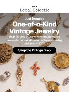 JUST LAUNCHED: Vintage Jewelry