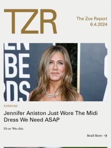 Jennifer Aniston Just Wore The Midi Dress We Need ASAP