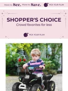 Join the Crowd: Shop our Shoppers’ Choice deals today!