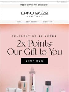 Join the Party—Earn 2x Points