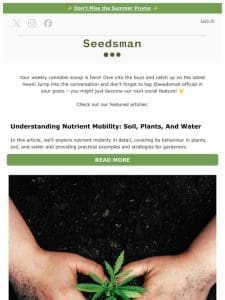 Join the Seedsman x BudTrainer Giveaway
