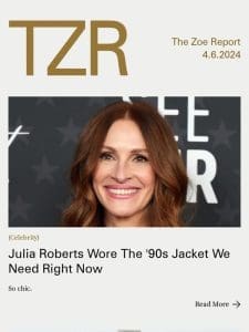 Julia Roberts Wore The ’90s Jacket We Need Right Now