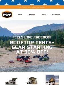 July 4th Celebration: Save up to $2，966 on rooftop tents