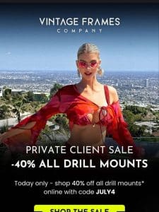 July 4th Private Client Sale!