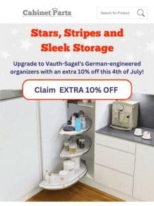 July 4th STARTS NOW   Extra 10% OFF Vauth Sagel Organizers