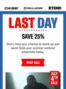 July 4th Sale Ends TODAY!