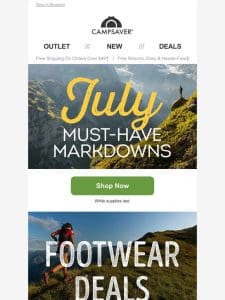 July Must-Have Markdowns