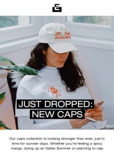 Just Dropped: New Caps
