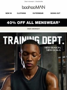 Just Dropped: Training Dept