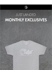 Just Landed — Monthly Exclusives ??