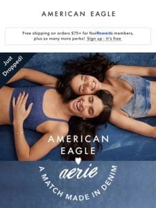 Just dropped: the AE x Aerie collab you’ve been waiting for