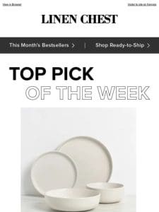 Just for You: This Week’s Top Pick