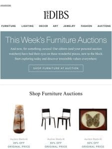 Just in: Our editors’ furniture auction must-haves