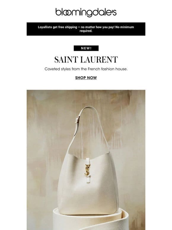 Just in: Saint Laurent accessories