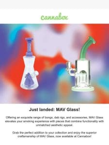 Just landed: MAV Glass!