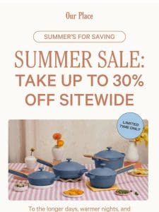 Just launched: Summer Sale