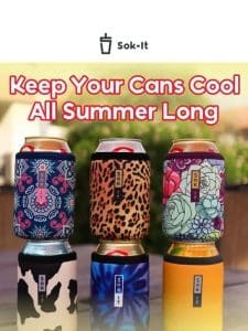 Keep your cans cool this summer ☀️